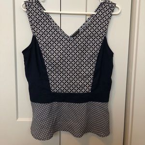Ann Taylor peplum top